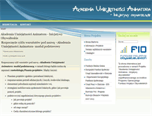 Tablet Screenshot of animatorzy.idealnagmina.org.pl